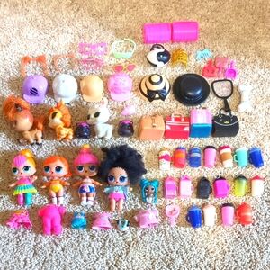L.O.L. Surprise Doll Lot with Pets and Accessories